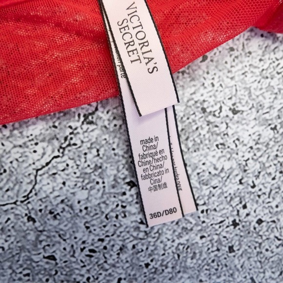 Victorias Secret Womens Corset 36D Limited Edition Mary Widow Mesh Lace Bustier - Picture 12 of 14